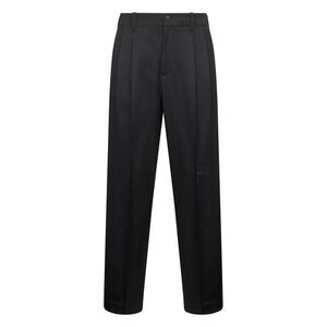 Golden Goose Men Black Virgin Wool Joggins Trousers